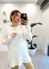 EKRU 3949 MERSERİZE TUNİK 