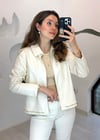 EKRU 4022 LEATHER CEKET