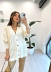 EKRU 4089 SİMLİ TRİKO HIRKA 