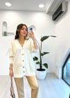 EKRU 4089 SİMLİ TRİKO HIRKA 