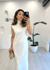 EKRU 4197 TRİKO HIRKA ELBİSE