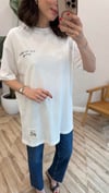 EKRU 4651 ETİKET DETAY TİŞÖRT