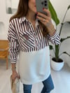 EKRU 4661 GÖMLEK DETAY SWEAT 