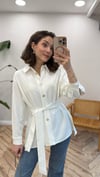 EKRU 58114 DÜĞMELİ CEKET