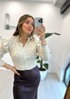 EKRU 60183 BİSİKLET YAKA FIRFIRLI KAZAK
