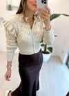 EKRU 60183 BİSİKLET YAKA FIRFIRLI KAZAK