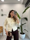 EKRU 60262 CEPLİ TRİKO HIRKA