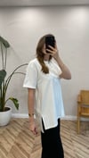 EKRU 6138 İŞLEMELİ BAMBU TİŞÖRT