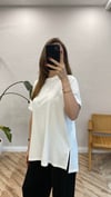 EKRU 6138 İŞLEMELİ BAMBU TİŞÖRT