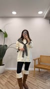 EKRU 6186 FULAR DETAY SWEATSHİRT