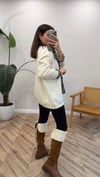 EKRU 6186 FULAR DETAY SWEATSHİRT