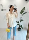 EKRU 6913 GABARDİN GÖMLEK