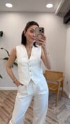 EKRU 7204 YELEK PANTOLON TAKIM