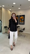 EKRU 8244 KEMERLİ PANTOLON 
