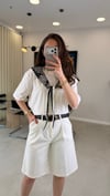 EKRU 8293 KEMERLİ ŞORT 