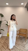 EKRU 8748 BAĞLAMALI BLUZ