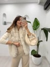 EKRU 8789 PELUŞ YELEK 