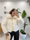 EKRU 9459 PELUŞ CEKET 