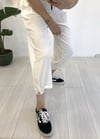 EKRU BAMBU PANTOLON 
