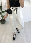 EKRU BAMBU PANTOLON 