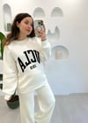 EKRU BASKILI SWEAT 