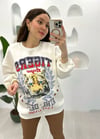 EKRU BASKILI SWEAT 