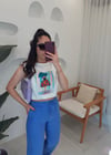 EKRU BASKILI TSHİRT 