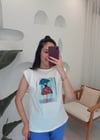 EKRU BASKILI TSHİRT 
