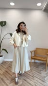 EKRU-BEJ 2146 CEKET ELBİSE TAKIM