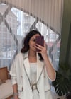 EKRU ÇOBAN DİKİŞLİ CEKET