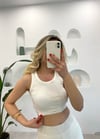 EKRU CROP BLUZ