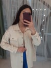 EKRU GABARDİN CEKET 