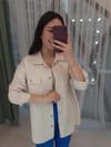 EKRU GABARDİN CEKET 