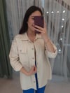 EKRU GABARDİN CEKET 