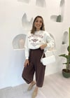 EKRU KELEBEK SWEAT
