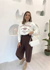 EKRU KELEBEK SWEAT