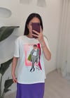 EKRU KIZ BASKILI TSHİRT 