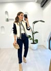 EKRU-LACİVERT 4021 BOMBER CEKET