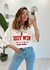EKRU NEWYORK BASKILI TSHIRT