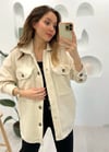 EKRU OVERSİZE CEKET