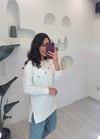 EKRU SWAROVSKİ TAŞ İŞLEME SWEAT 