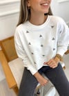 EKRU TAŞLI SWEAT 