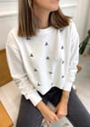 EKRU TAŞLI SWEAT 