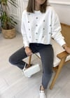 EKRU TAŞLI SWEAT 