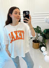 EKRU TEXAS BASKILI TSHIRT