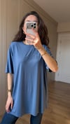 ELEMENT MAVİ 6462 BEAUTY BASKI TİŞÖRT 