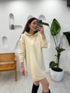 FİL DİŞİ 1231 SWEAT ELBİSE