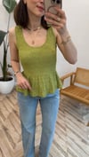 FISTIK YEŞİL 20984 DANTEL TOP 