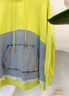 FISTIK YEŞİL KOT DETAY SWEAT