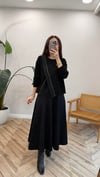 FLOW 0687 FERMUARLI SWEAT SİYAH S